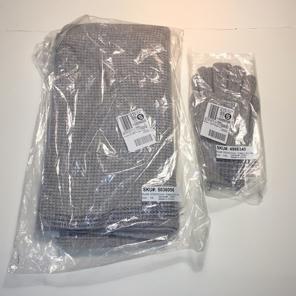 Lands' End Accessories Lands End Cashmere Scarf And Gloves Set Nwt